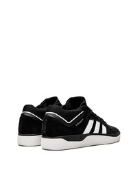 schwarze Wildleder niedrige Sneakers von adidas