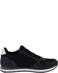 schwarze Wildleder niedrige Sneakers von U.S. Polo Assn.