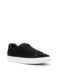 schwarze Wildleder niedrige Sneakers von Scarosso