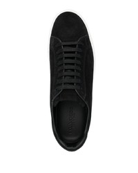 schwarze Wildleder niedrige Sneakers von Scarosso