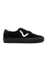 schwarze Wildleder niedrige Sneakers von Vans