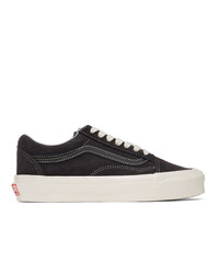 schwarze Wildleder niedrige Sneakers von Vans