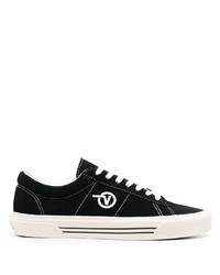 schwarze Wildleder niedrige Sneakers von Vans