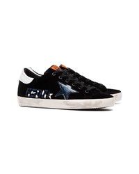 schwarze Wildleder niedrige Sneakers von Golden Goose Deluxe Brand