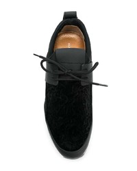 schwarze Wildleder niedrige Sneakers von Alexander Smith