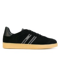 schwarze Wildleder niedrige Sneakers von Versus