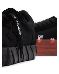 schwarze Wildleder niedrige Sneakers von Off-White