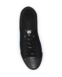 schwarze Wildleder niedrige Sneakers von Swear