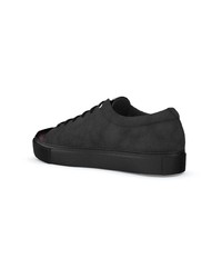 schwarze Wildleder niedrige Sneakers von Swear