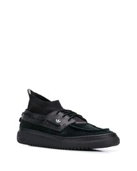 schwarze Wildleder niedrige Sneakers von adidas