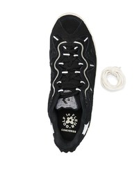 schwarze Wildleder niedrige Sneakers von Converse