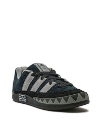 schwarze Wildleder niedrige Sneakers von adidas