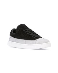 schwarze Wildleder niedrige Sneakers von Puma