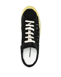 schwarze Wildleder niedrige Sneakers von Premiata