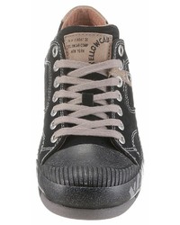 schwarze Wildleder niedrige Sneakers von Yellow Cab