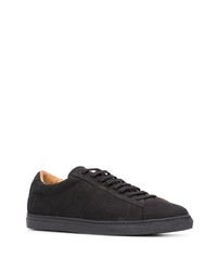 schwarze Wildleder niedrige Sneakers von Zespà