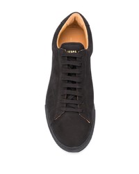 schwarze Wildleder niedrige Sneakers von Zespà