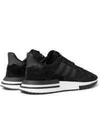 schwarze Wildleder niedrige Sneakers von adidas Originals