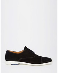 schwarze Wildleder Oxford Schuhe von Aldo