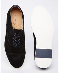 schwarze Wildleder Oxford Schuhe von Aldo