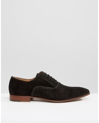 schwarze Wildleder Oxford Schuhe von Aldo