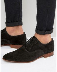 schwarze Wildleder Oxford Schuhe von Aldo