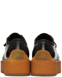 schwarze Wildleder Oxford Schuhe von Stella McCartney