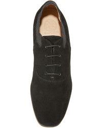 schwarze Wildleder Oxford Schuhe von Tory Burch