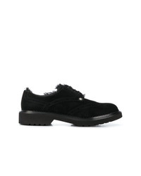 schwarze Wildleder Oxford Schuhe von Cesare Paciotti