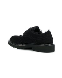 schwarze Wildleder Oxford Schuhe von Cesare Paciotti