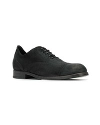 schwarze Wildleder Oxford Schuhe von Fiorentini+Baker
