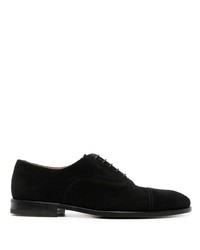 schwarze Wildleder Oxford Schuhe von Henderson Baracco