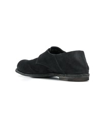 schwarze Wildleder Oxford Schuhe von Officine Creative