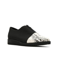 schwarze Wildleder Oxford Schuhe von Mara Mac