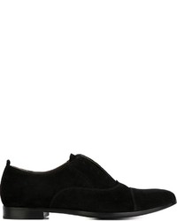 schwarze Wildleder Oxford Schuhe von Rocco P.