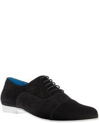 schwarze Wildleder Oxford Schuhe von Swear