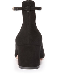 schwarze Wildleder Pumps von Aquazzura