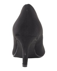 schwarze Wildleder Pumps von Andrea Conti