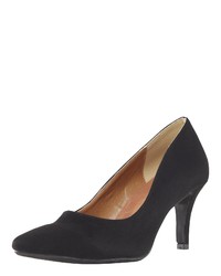 schwarze Wildleder Pumps von Andrea Conti