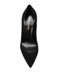 schwarze Wildleder Pumps von Saint Laurent