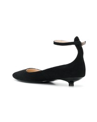 schwarze Wildleder Pumps von Anna Baiguera