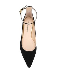 schwarze Wildleder Pumps von Anna Baiguera