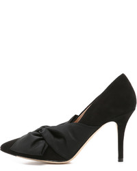 schwarze Wildleder Pumps von Club Monaco