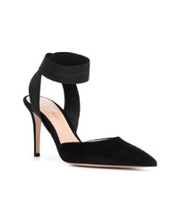 schwarze Wildleder Pumps von Gianvito Rossi