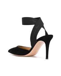 schwarze Wildleder Pumps von Gianvito Rossi