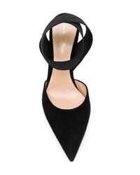 schwarze Wildleder Pumps von Gianvito Rossi