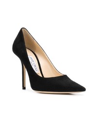 schwarze Wildleder Pumps von Jimmy Choo