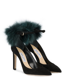 schwarze Wildleder Pumps von Jimmy Choo