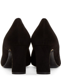 schwarze Wildleder Pumps von Nicholas Kirkwood