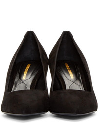 schwarze Wildleder Pumps von Nicholas Kirkwood